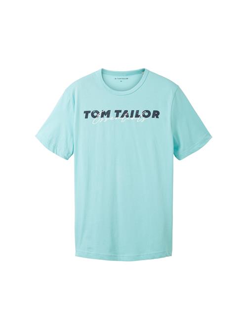 TOM TAILOR Bluser & t-shirts  turkis / natblå / hvid