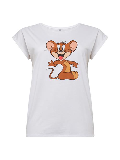 Merchcode Shirts 'Tom & Jerry Mouse'  hvid
