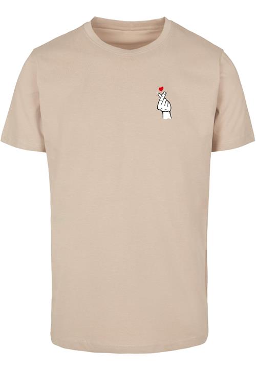 Mister Tee Bluser & t-shirts 'Love Sign'  sand / rød / sort / offwhite