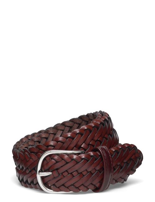 Anderson's | Classic Woven Leather Belt | 95