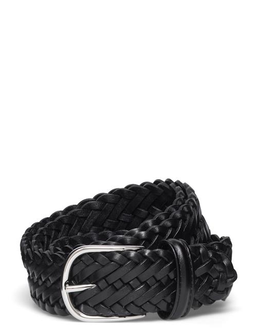 Anderson's | Woven Leather Belt Cognac - 3,5 Cm | 105