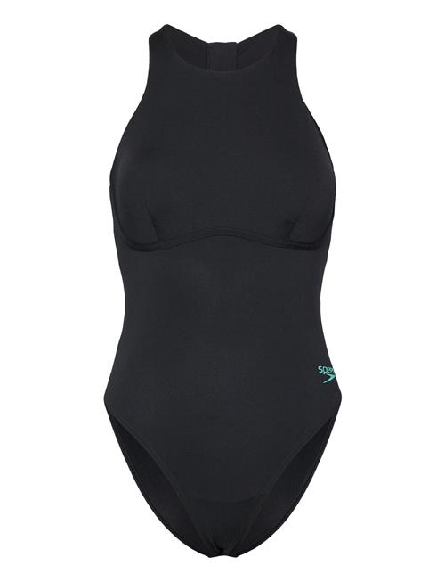 Speedo | Womens Racer Zip Swimsuit With Built In Swim Bra | 42