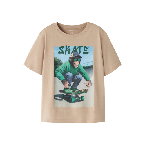 NAME IT T-shirt Voto Sesame Monkey Skater