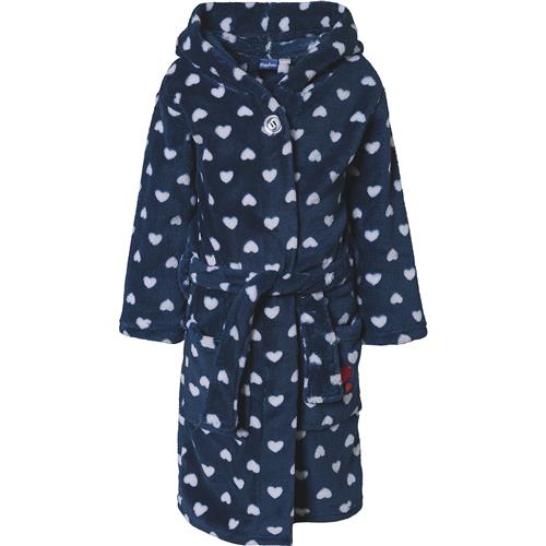PLAYSHOES Badekåbe 'Maritim'  mørkeblå / hvid