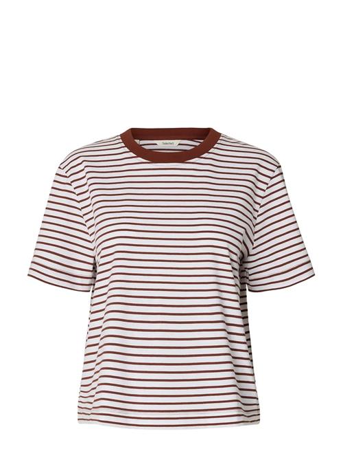 Selected | Slwessential Ss Striped Boxy Tee Noos | L