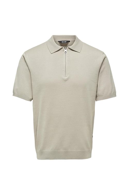 ONLY & SONS | Onswyler Life Reg 14 Ss Zip Polo Knit | M