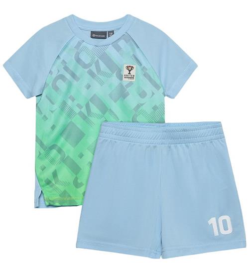 Color kids Shortssæt - Cerulean m. Print