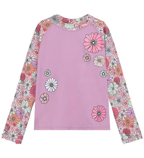 Color Kids Badebluse - Lavender Mist m. Blomster