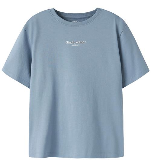 Name It T-shirt - Noos - NkmBrody - Ashley Blue/W. JET STREAM PR