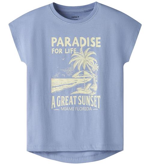 Se Name It T-shirt - NkfViolet - Purple Impression/Paradise hos KidsWorld