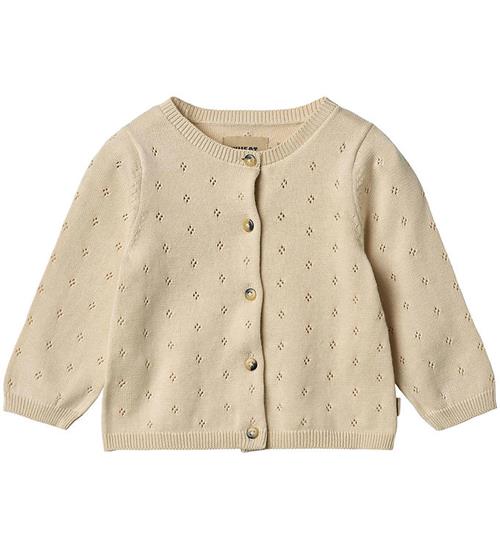 Se Wheat Cardigan - Strik - Maia - Sandshell hos KidsWorld