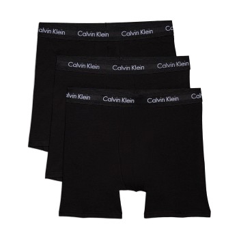 Calvin Klein 3P Cotton Stretch Boxer Brief Sort bomuld Medium Herre