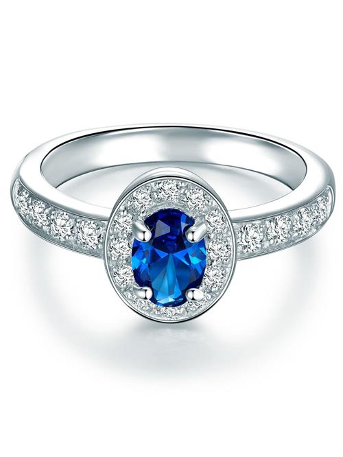 Trilani Ring  blå / sølv