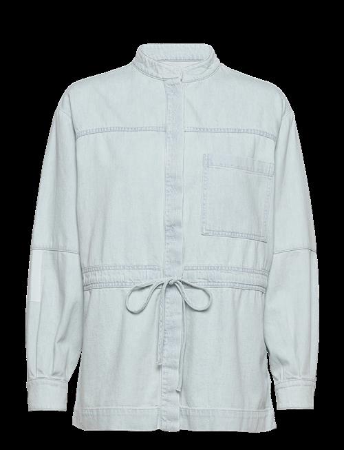 Closed | Women Denim Patchwork Overshirt Light Blue | S