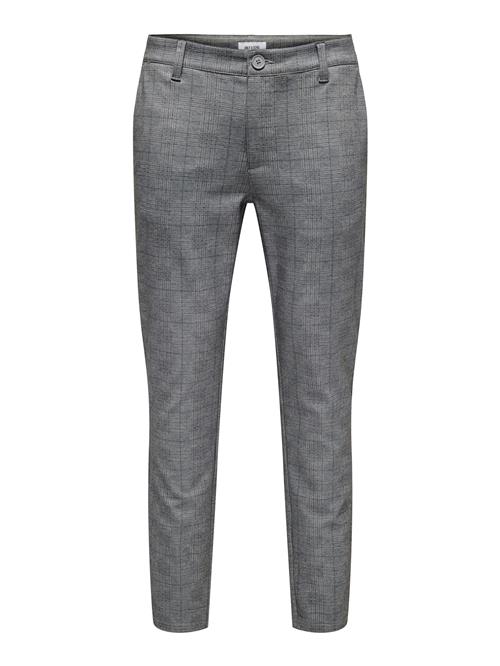 Only & Sons Lærredsbukser 'Thor'  stone / mørkegrå