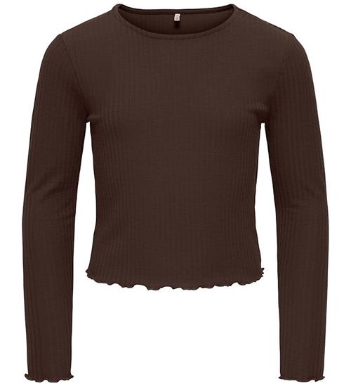 Kids Only Bluse - Rib - KogNella - Noos - Coffee Bean