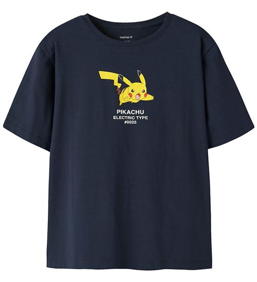 Name It T-shirt - Noos - NkmJyk - Navy Blazer/Pokemon