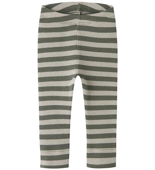 Name It Leggins - Noos - NbnBanio - Dusty Olive/Pure Cashmere