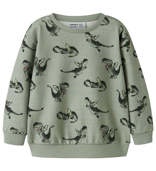 Name It Sweatshirt - NmmKasse - Green Milieu