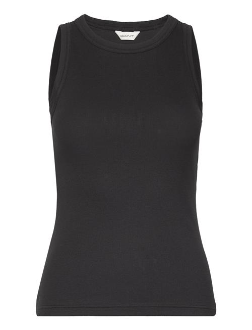 Gant | High Neck Rib Tank Top | XS