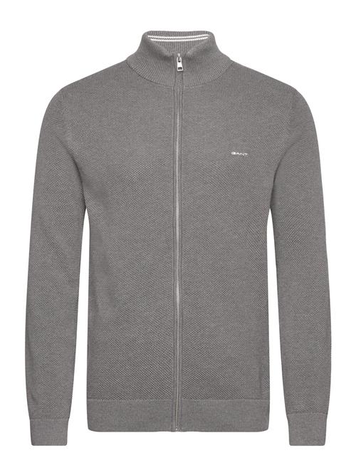 Gant | Cotton Pique Zip Cardigan | M