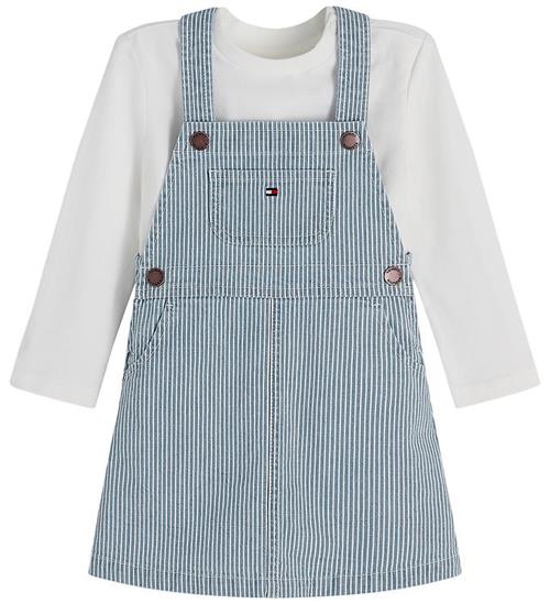 Tommy Hilfiger T-shirt/Spancer - Light Blue Railroad Stripes