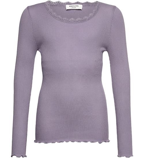 Rosemunde Bluse - Rib - Modal - RkBalta - Lavender Grey