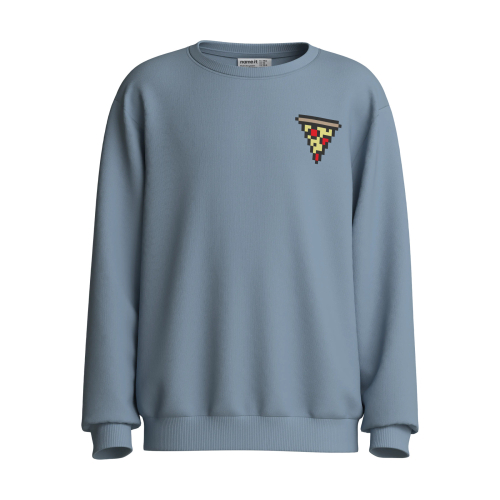 NAME IT Sweatshirt Vasha Ashley Blue Food Game