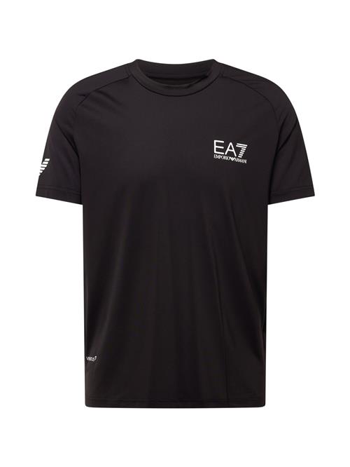 EA7 Emporio Armani Funktionsskjorte  sort / hvid