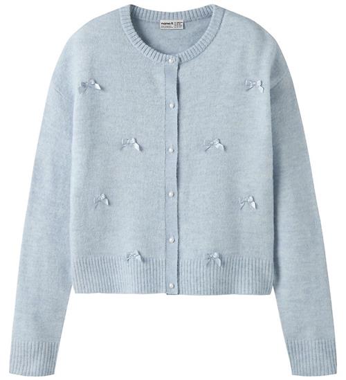 Name it Cardigan - Strik - NkfKarin - Subdued Blue