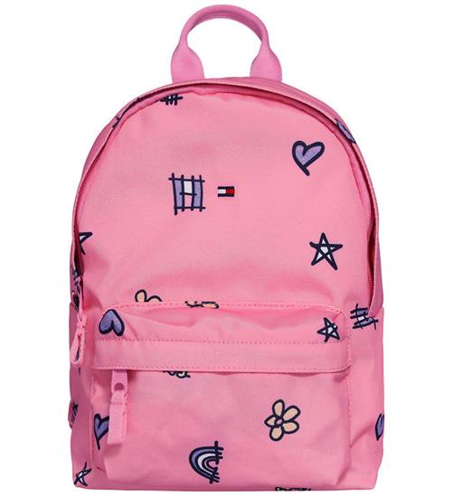 Tommy Hilfiger Børnehavetaske - Pink Daisy m. Print