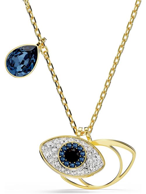 Swarovski Kæde  dueblå / guld