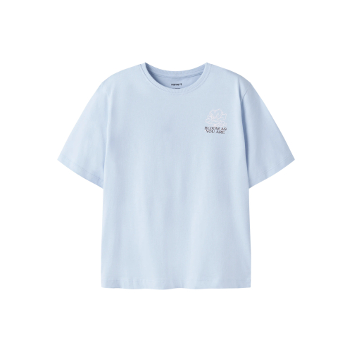 NAME IT T-shirt Katelin Sheer Blue