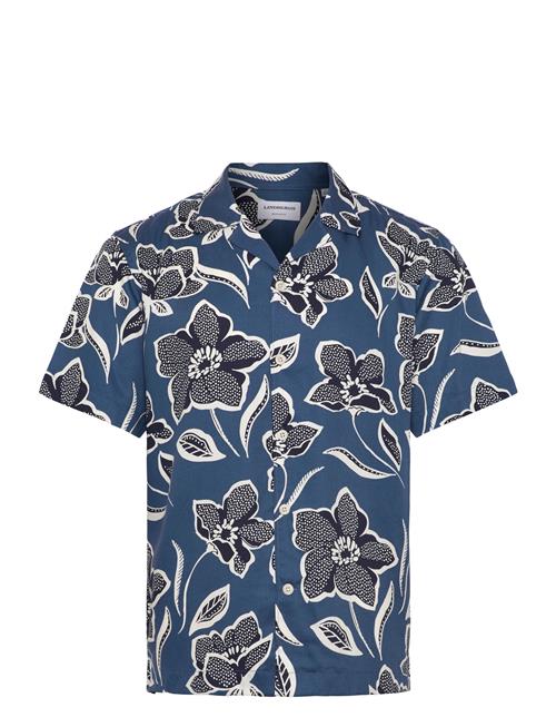 Lindbergh | Aop Lyocell Shirt S/S | L