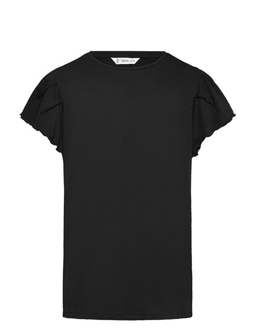 Mango | Short-Sleeved Ruffle T-Shirt | 140