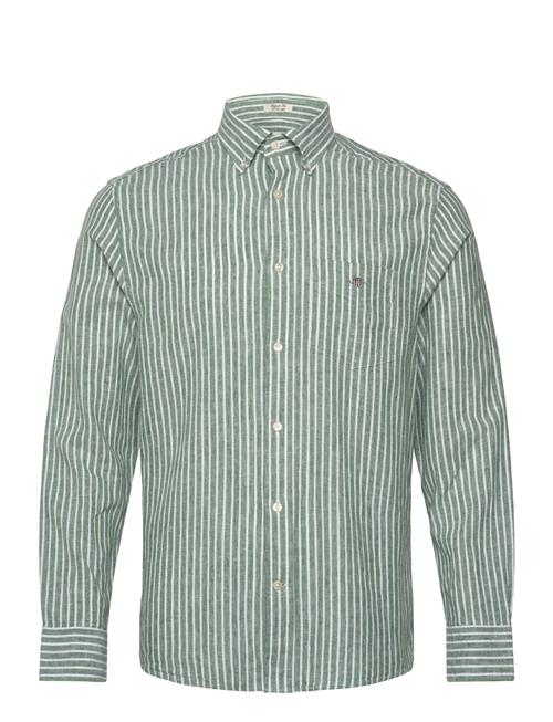 Gant | Reg Cotton Linen Stripe Shirt | L