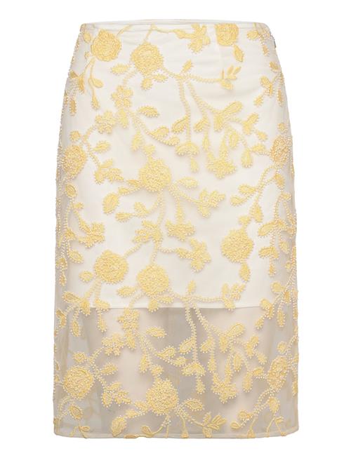 ROTATE | Flower Beads Pencil Skirt | 38