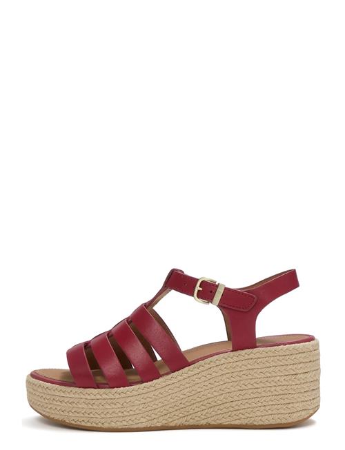 FitFlop | Platfforms Espadr. Leather Fisherman Wedge Sandals | 37