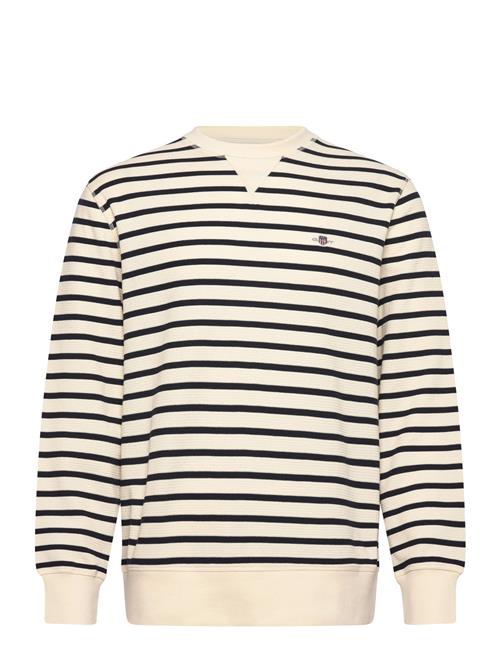 Gant | Striped Waffle Sweat C-Neck | XL