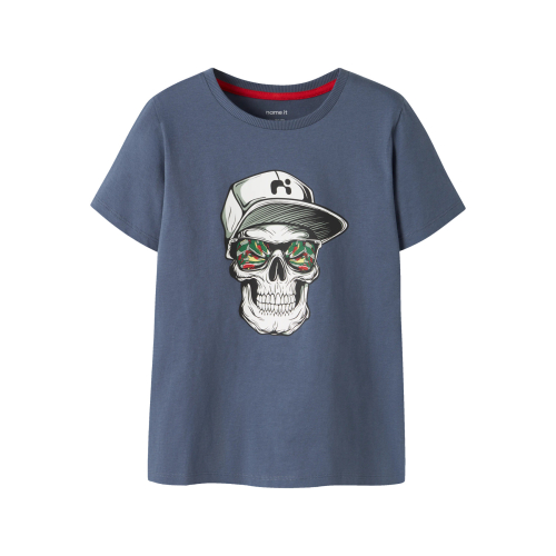 NAME IT T-shirt Lorne Vintage Indigo