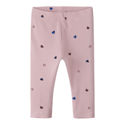 NAME IT Leggings Nutti Burnished Lilac Hearts