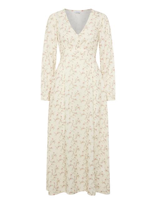 Bubbleroom | Viscose V-Neck Maxi Dress | 42