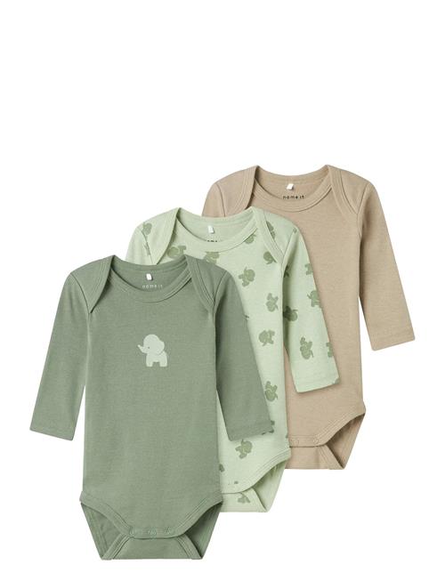 name it | Nbmbody 3P Ls Sea Foam Elephant Noos | 56