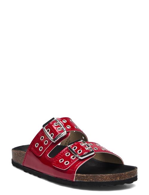 Bianco | Biamiami Two Buckle Slide Patent Leather | 40