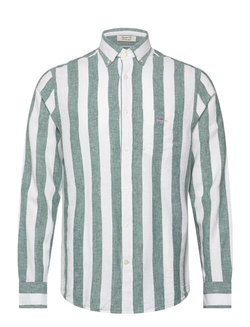 Gant | Reg Cotton Linen Bold Stripe Shirt | XL