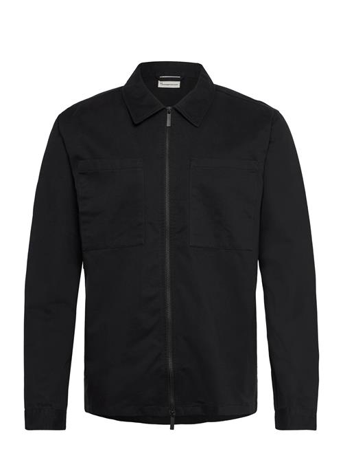 Knowledge Cotton Apparel | Twill Zip Overshirt | XL