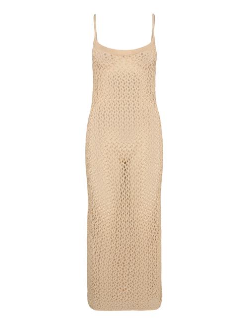Malina | Claudine Knitted Slip Beach Maxi Dress | S