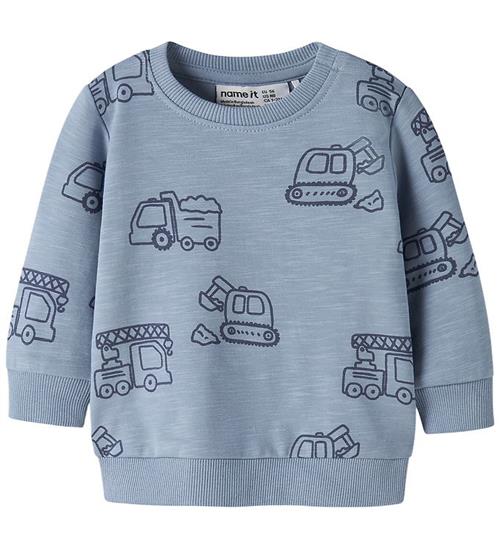 Name It Sweatshirt - NbmKomma - Ashley Blue