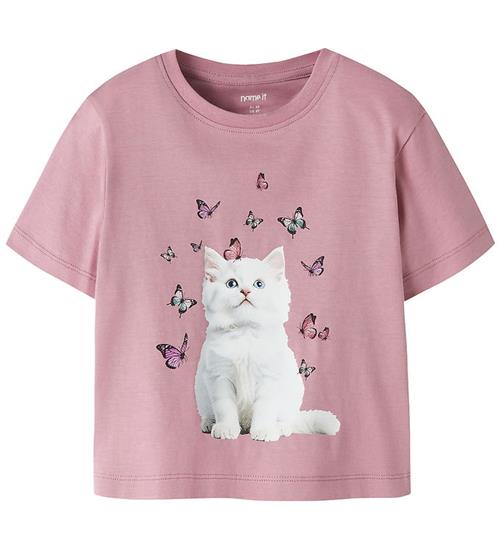 Name It T-shirt - NmfVotea - Lilas/Kitten Butterflies