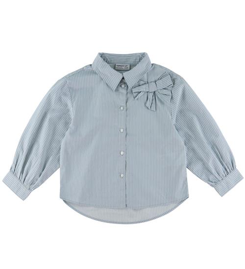Name it Skjorte - NkfKamesa - Subdued Blue/Antique White